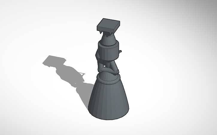 3D design SpaceX Raptor Full Flow Staged Combustion Engine | Tinkercad