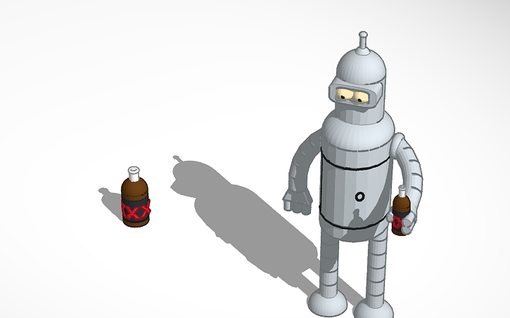 3D design Copy of Bender, original: ThePolarBear | Tinkercad
