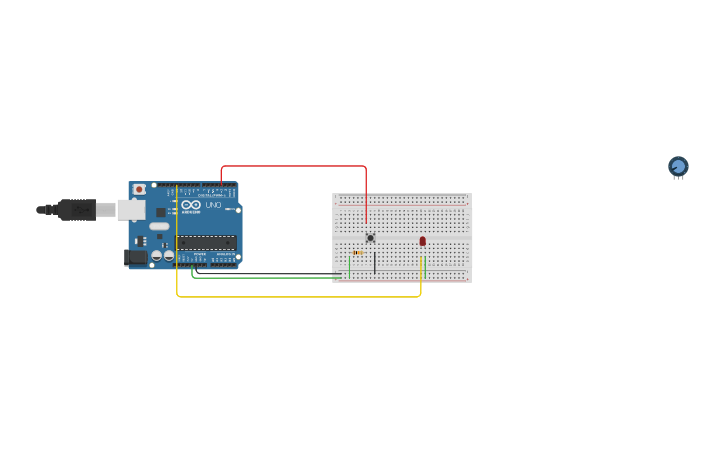 Circuit design Percobaan 1 - Tinkercad