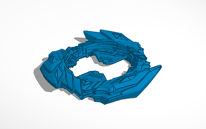 Winning Beyblade Burst Sparking Ring Tinkercad