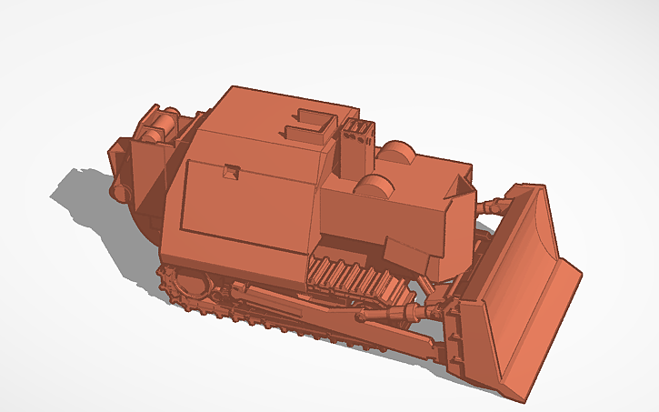3D design killdozer - Tinkercad