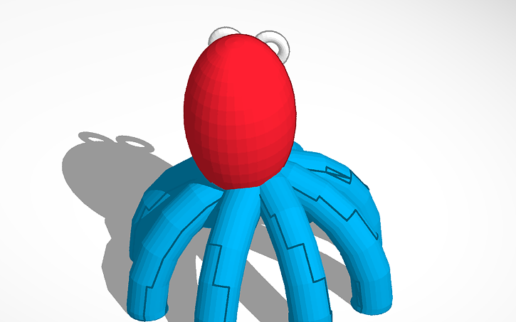 3d Design Ahtapot Tinkercad 0010