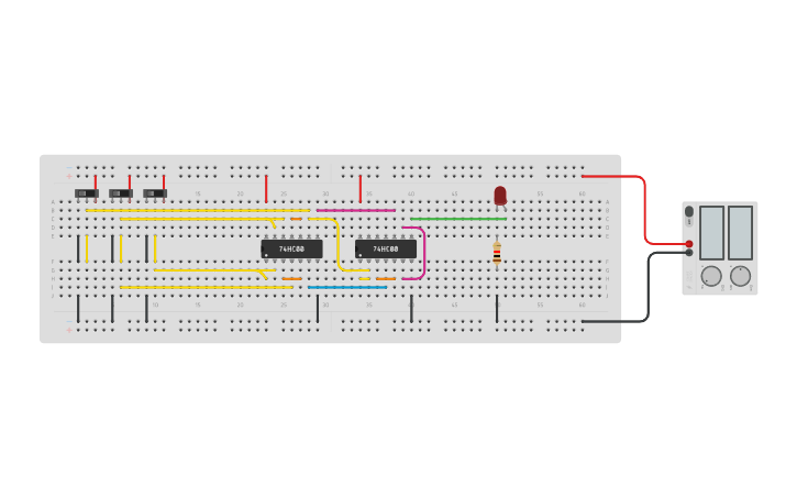 Ab A Bc Using Nand Gate Tinkercad