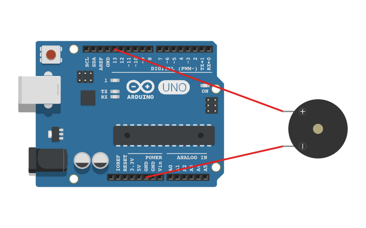 Circuit design Arduino + Speaker - Tinkercad
