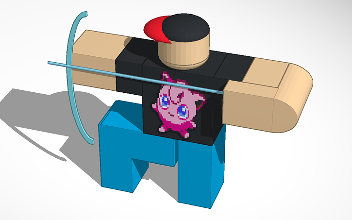 3d Design Roblox Charcter Tinkercad - 