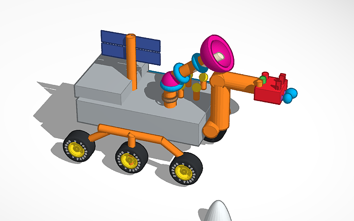Simple Rover Tinkercad Tinkercad