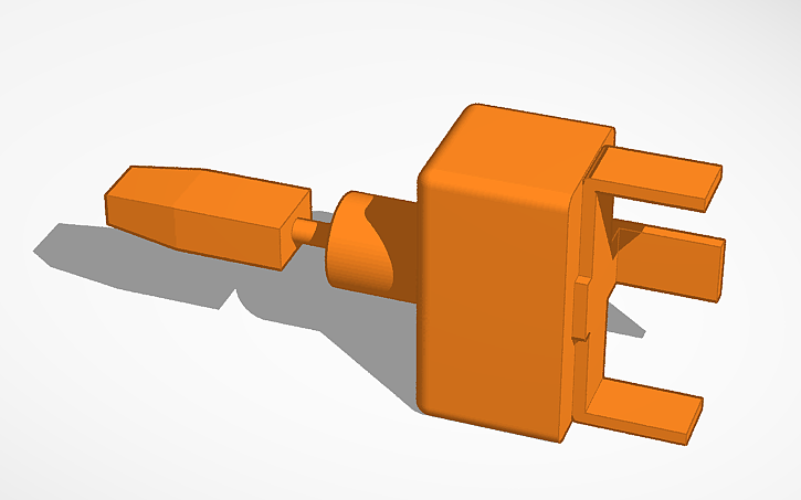 3D design 50 AMP @ 12 VOLT S.P.D.T. HEAVY DUTY ON/OFF/ON switch - Tinkercad