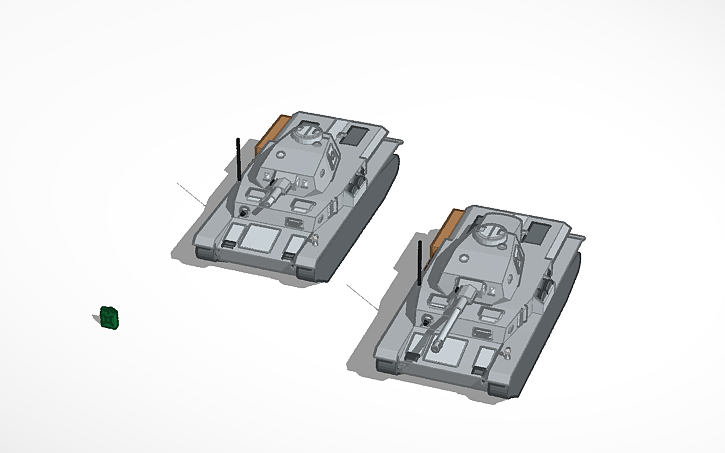 3D design Pz. IV Remake - Tinkercad