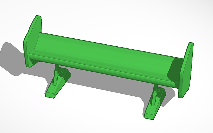 3D design 3d spoiler - Tinkercad