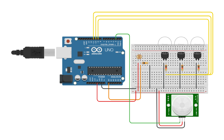 Circuit design Project - Tinkercad
