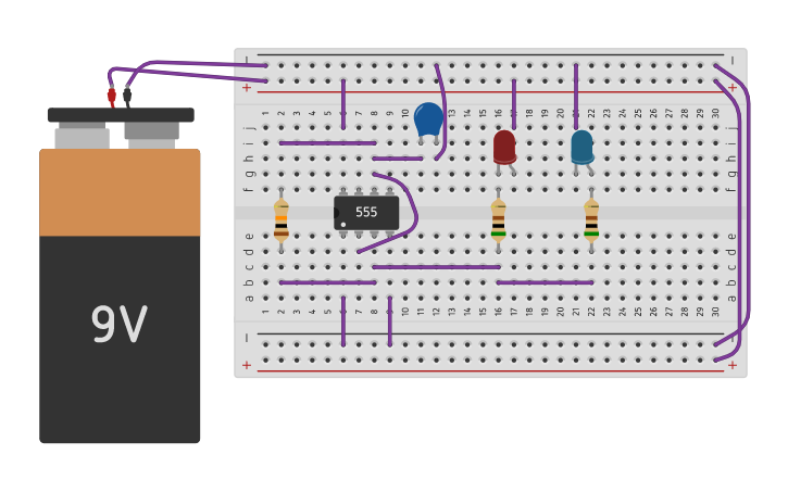 Circuit design police lights - ulysses | Tinkercad