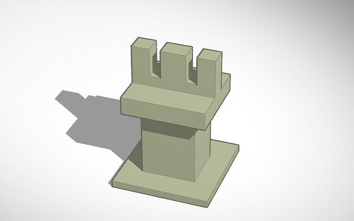 Solidworks Rook Design 3D design Rook | Tinkercad