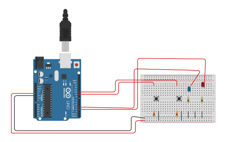 Circuit design Diseno de botones - Aplay0469 parte 2 - Tinkercad