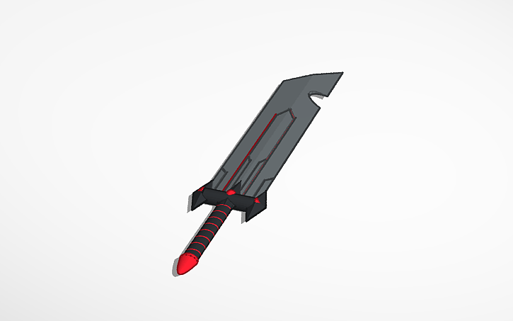 Eclipse Sword 3D design Eclipse Sword of Daylight - Tinkercad