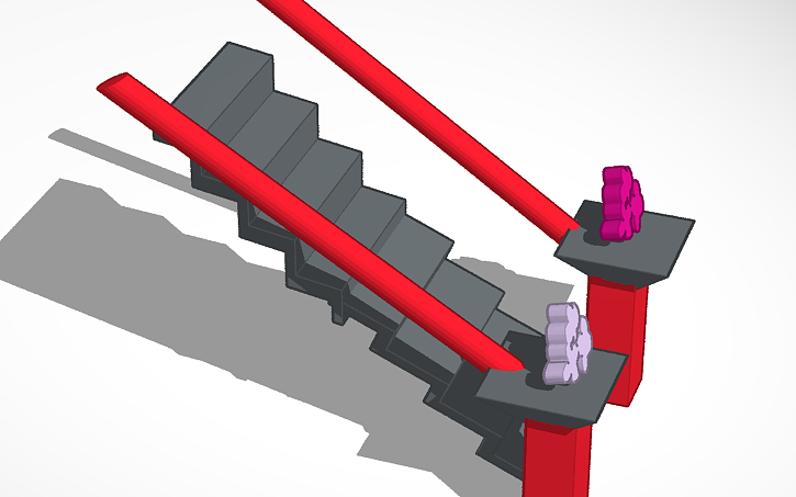 3D design stairs of rich - Tinkercad