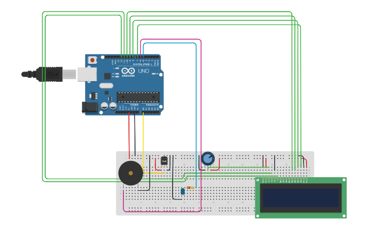 Circuit design NEVERA - Tinkercad