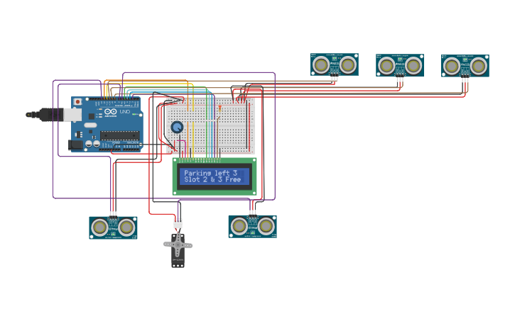 Circuit design IOT Project BE | Tinkercad