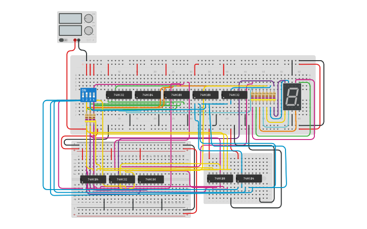 Circuit design [Practica03] - Ponce Canseco - Tinkercad