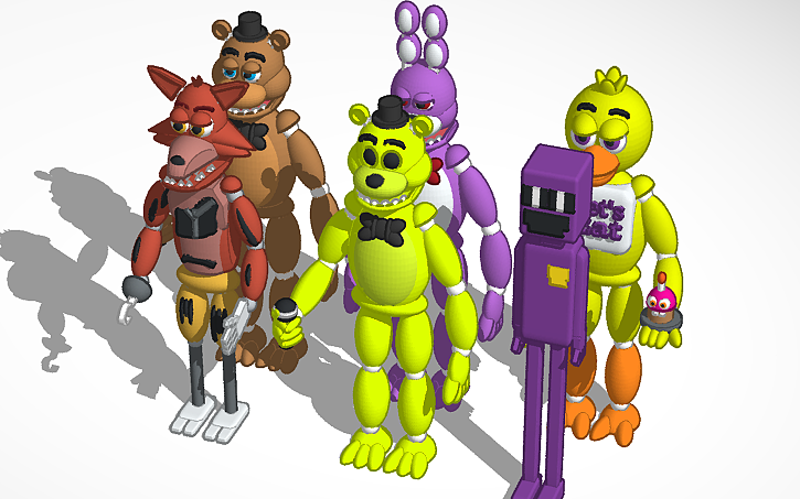 3d Design Fnaf 1 Tinkercad