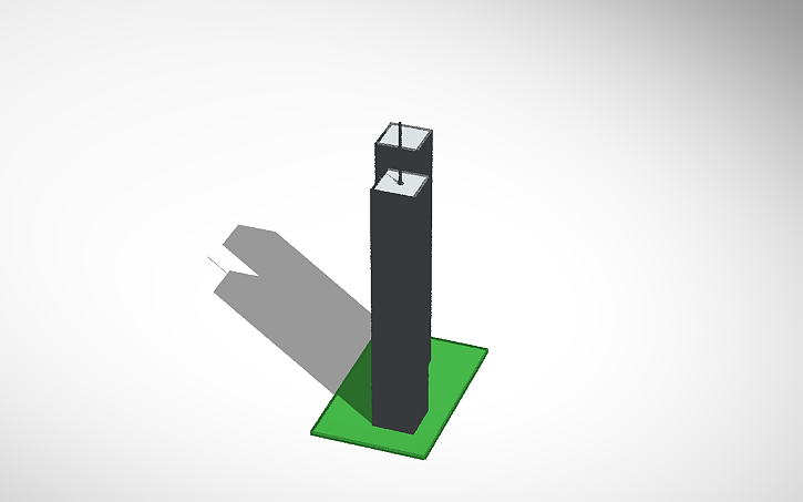 3D design Twin Towers | Tinkercad