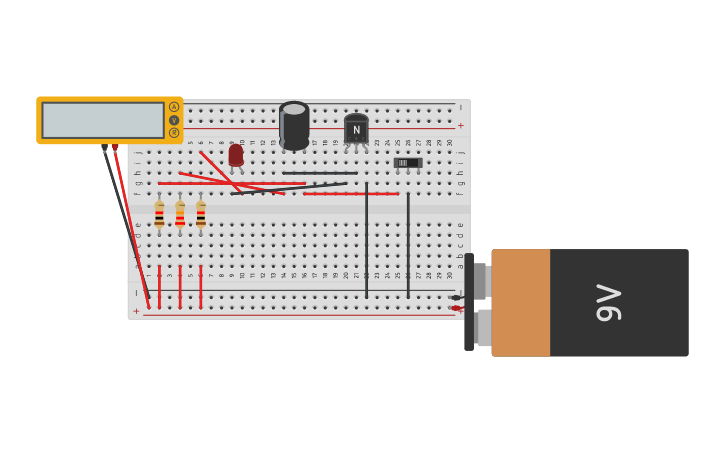 Circuit design Complex circuit - Tinkercad