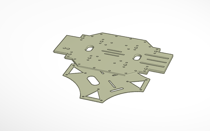 3D design S500 Quadcopter top & bottom Plate | Tinkercad