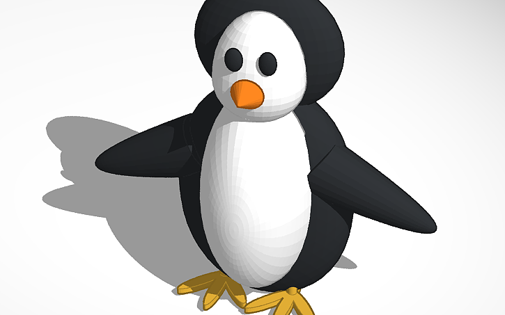 3D design PINGÜINO | Tinkercad