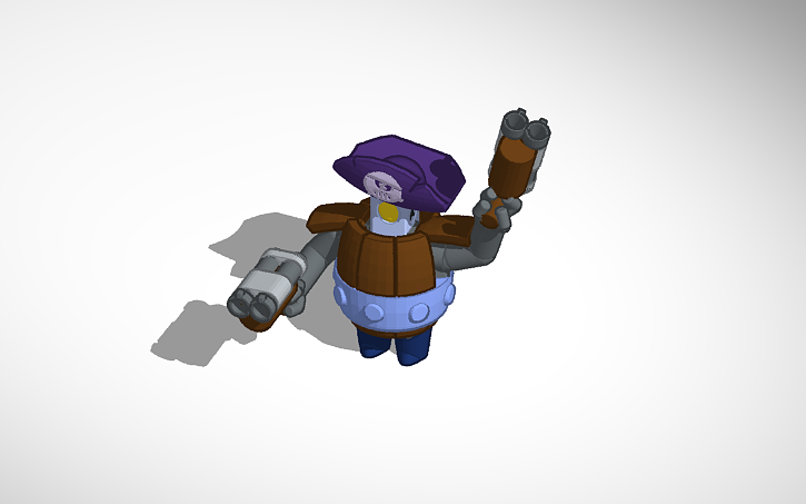 3d Design Brawl Stars Darryl Tinkercad