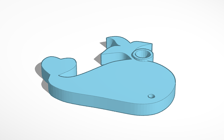 Whale Solidworks 3D design whale - Tinkercad