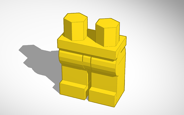 Lego Foot Rocker 3D design real sized LEGO Feet | Tinkercad