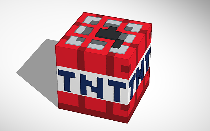 3D design TNT (Minecraft) | Tinkercad