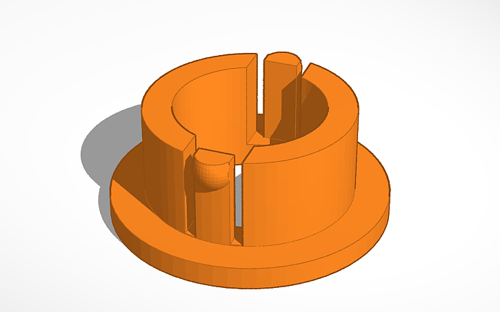 3D design Captintec dose calibrator insert - Tinkercad