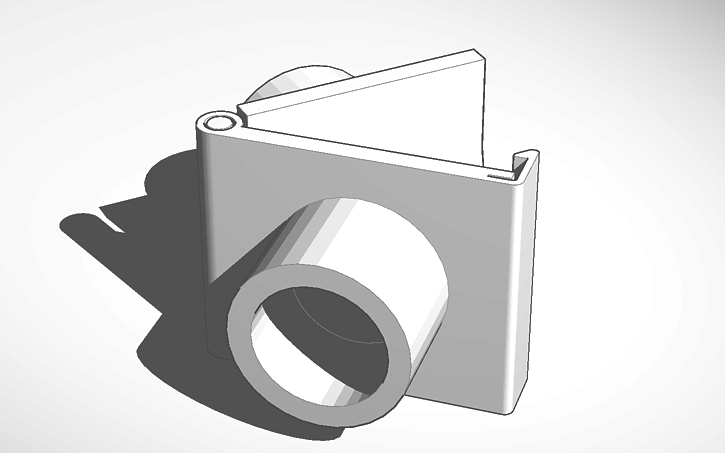Poll Hinge 3D design 3/4in Colapsable poll Hinge | Tinkercad