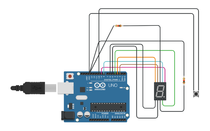 Circuit Design Led 7 Segment Tinkercad Circuit Design Led 7 Segment Tinkercad