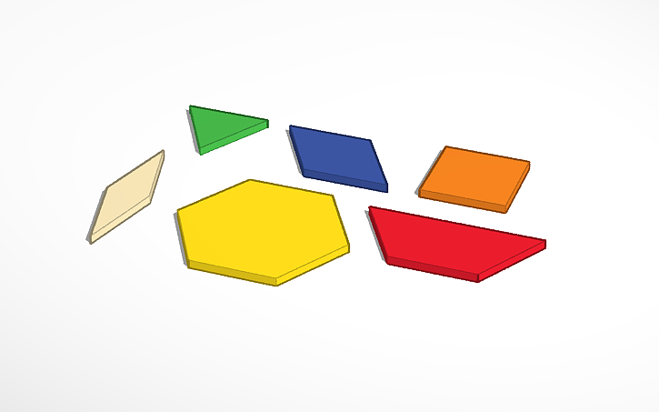 3D design Pattern Blocks | Tinkercad