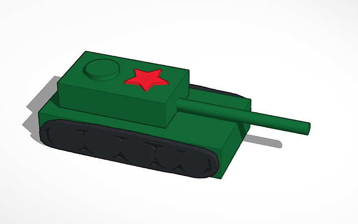 3D design Танк - Tinkercad