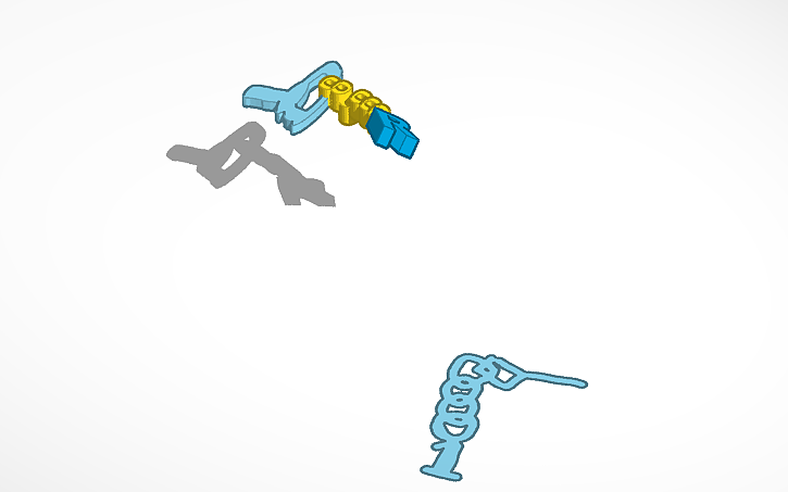 3D design sarojini_keychain | Tinkercad