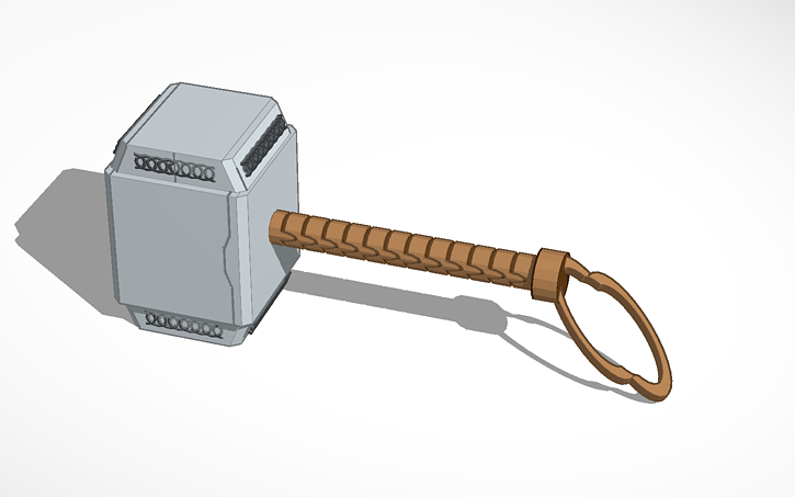 Martillo De Thor Thor Hammer Tinkercad