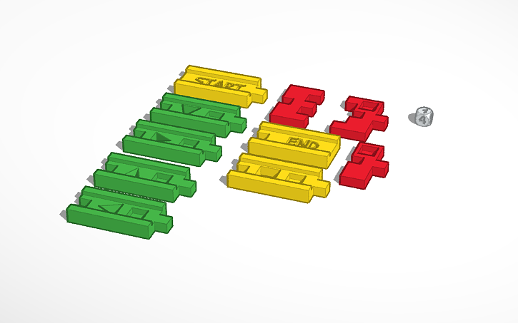 3D design Coding Tiles Dazzling Blorr | Tinkercad