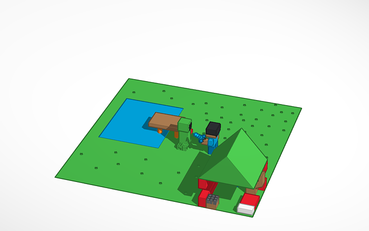 3D design MINECRAFT | Tinkercad