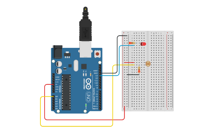 Circuit design Celeste_sensor de luz | Tinkercad