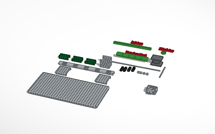 3D design Leadscrew and Rack & Pinion Assembly - Tinkercad