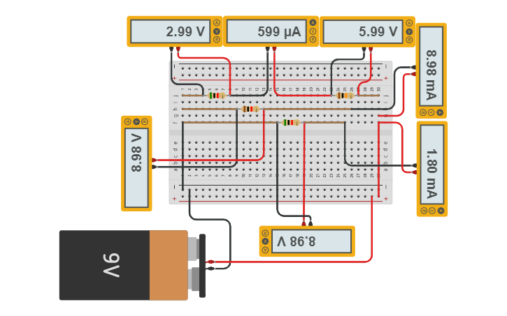 Circuit design assignment 1 | Tinkercad