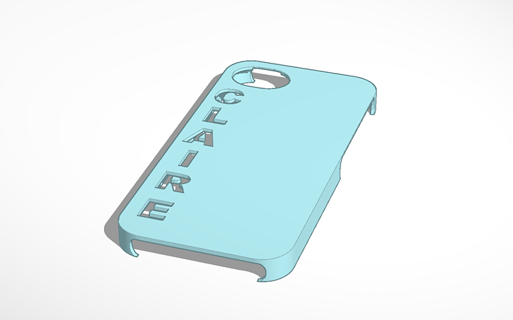 3D Design IPhone SE Case Tinkercad