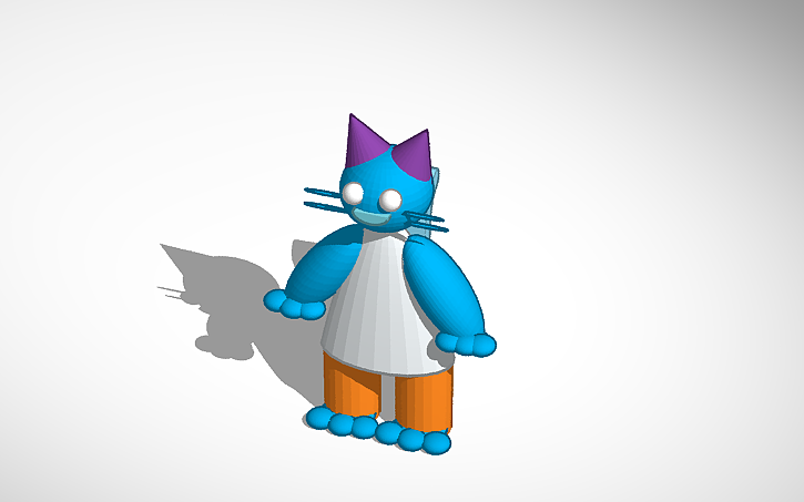 3d Design Cat Tinkercad 8003