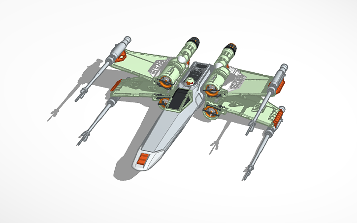 3D design Star wars ship - Tinkercad