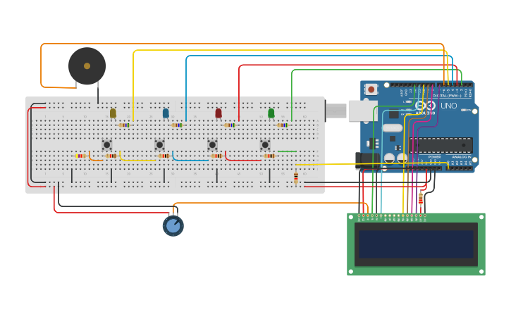 Simon Says Circuit Diagram