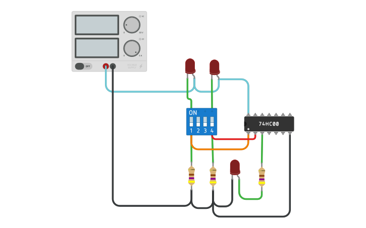 Circuit design Diagrama 4 | Tinkercad