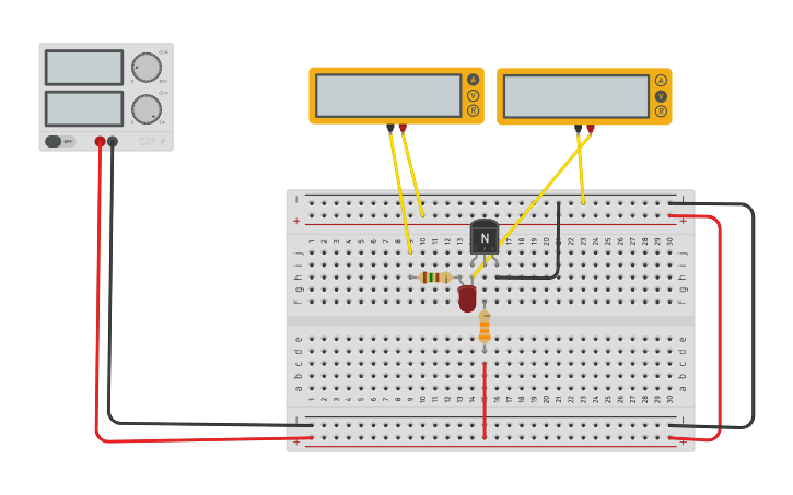 Circuit design DE SANTIS - TRANSISTOR | Tinkercad