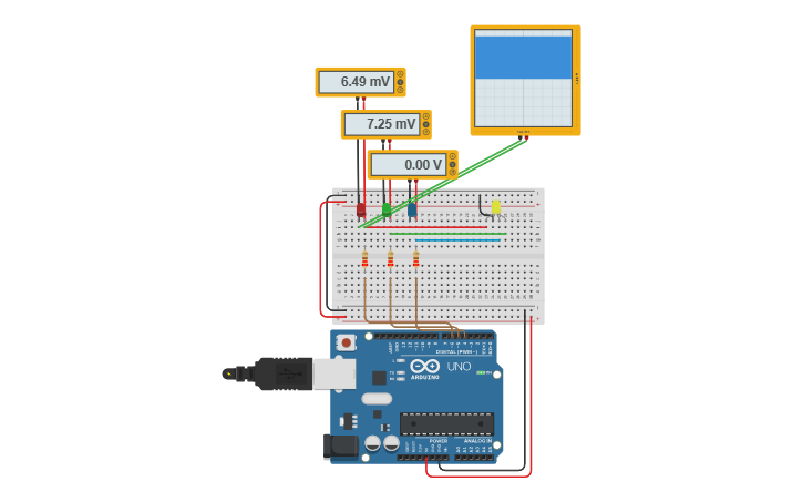 Circuit design Lab 7 - Act 2 - Tinkercad